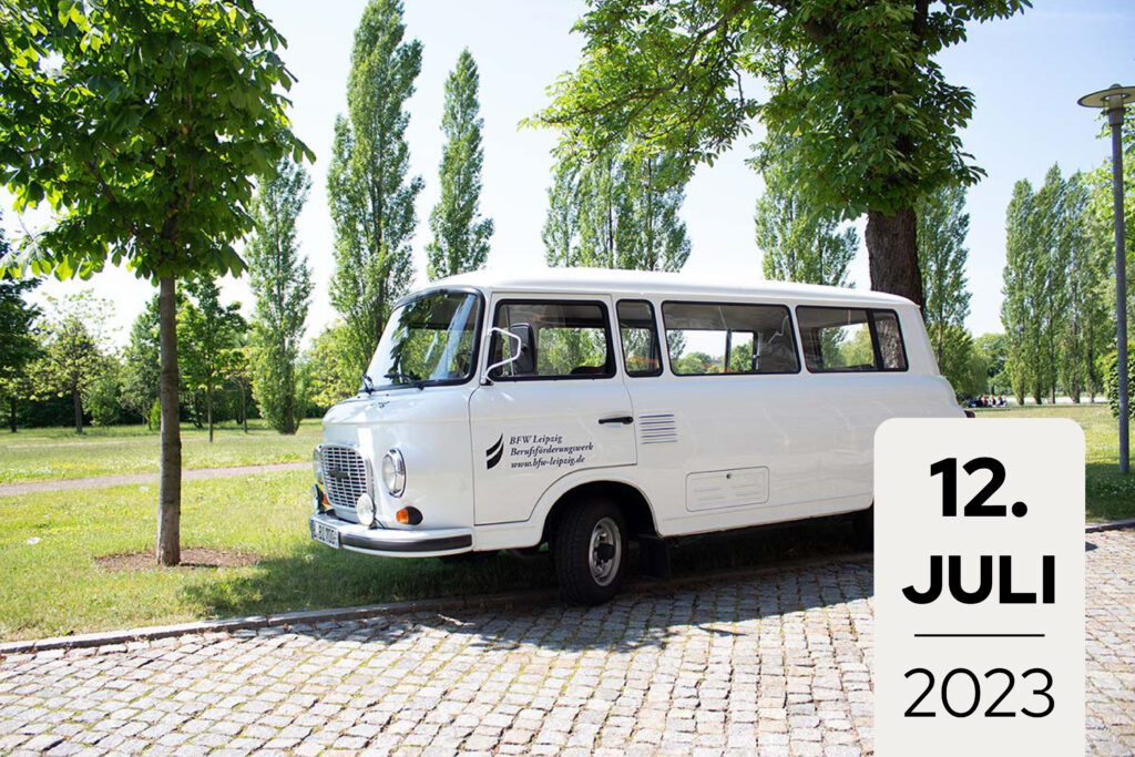 Am 12. Juli kommt das Infomobil mit unserem Berater-Team des BFW Leipzig nach Chemnitz.